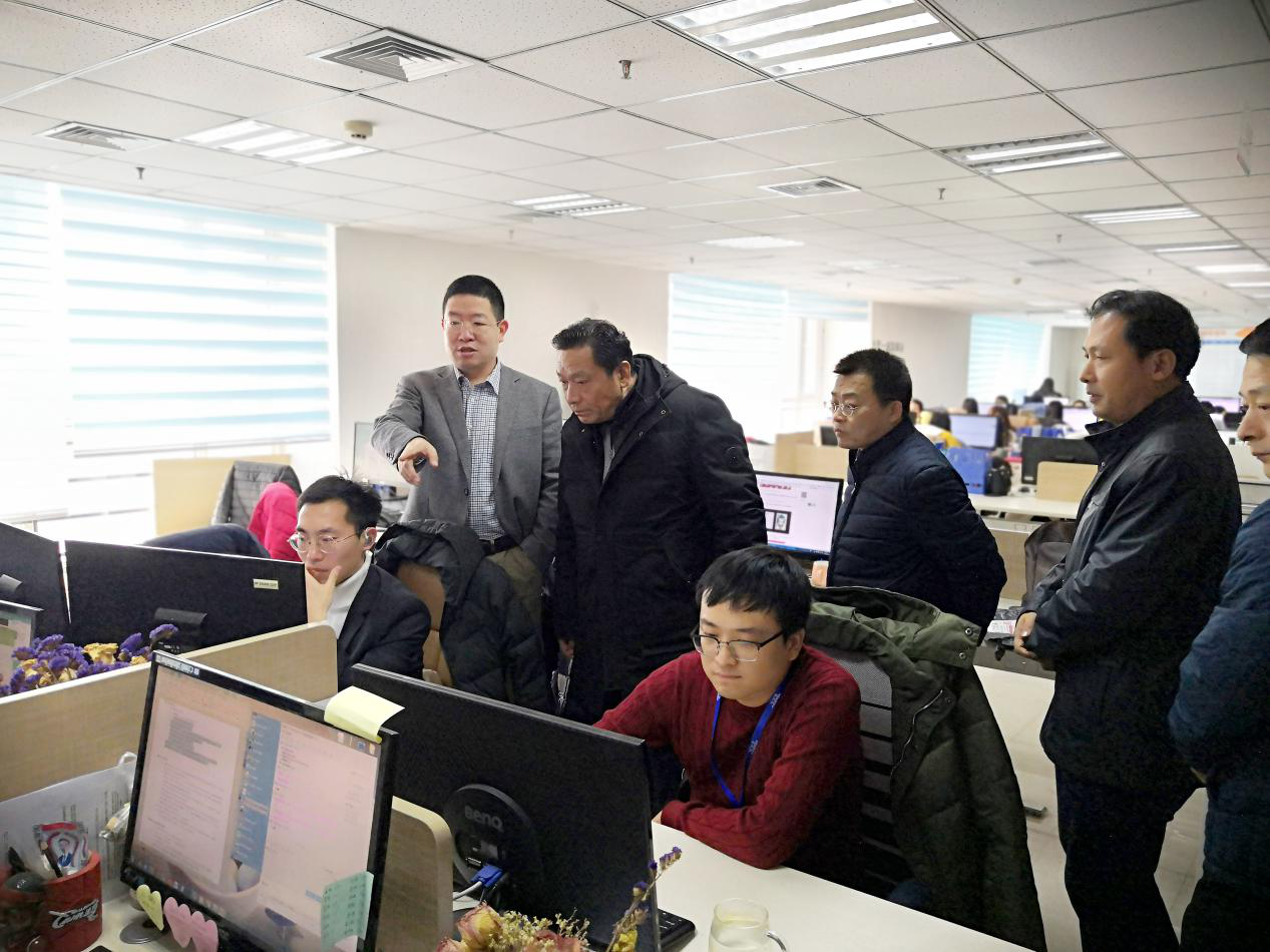 省標準化研究院、省電子商務協會等領導蒞臨瑞諾國際考察指導